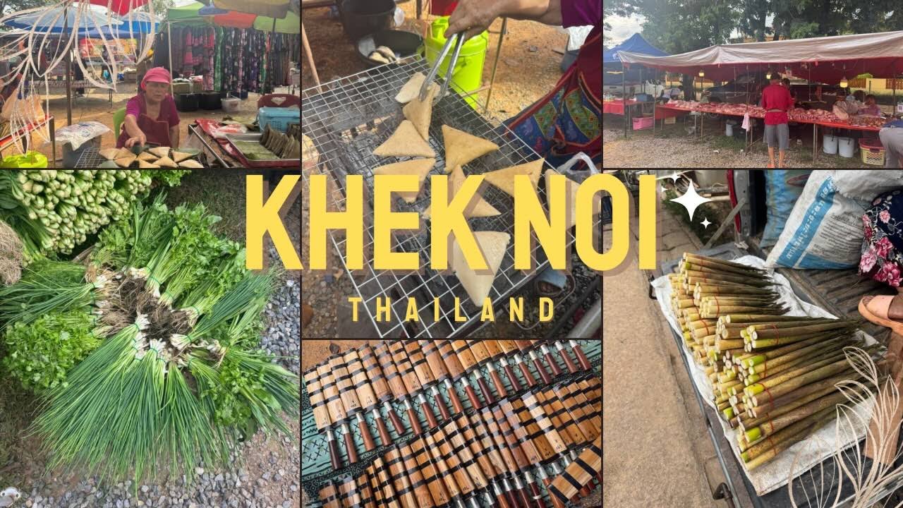 KHEK NOI: First time visiting one of the largest HMONG villages in Thailand (a look at the market)