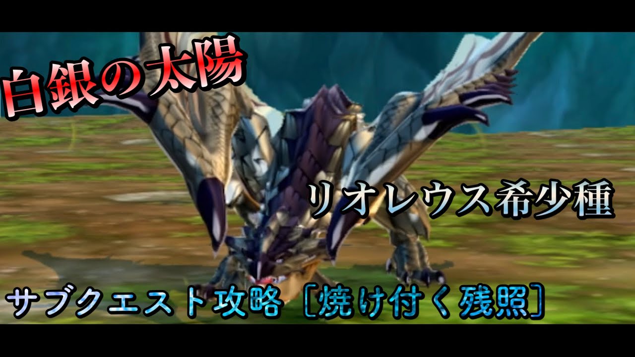 【MHST】サブクエスト（焼け付く残照）リオレウス希少種の討伐