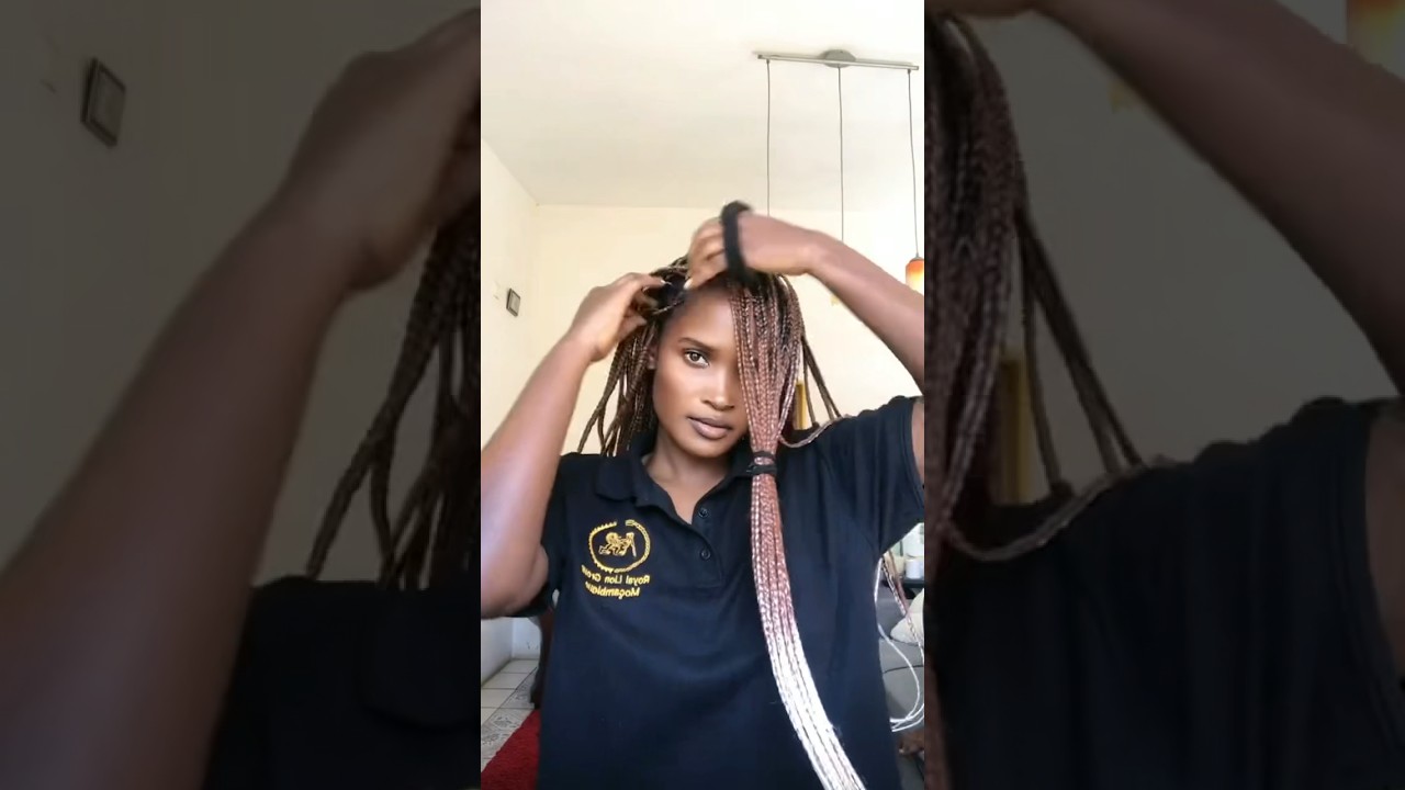 Inspira&ccedil;&otilde;es de penteados com tran&ccedil;as (Box Braids) #boxbraids #braidstyles #braids #penteados