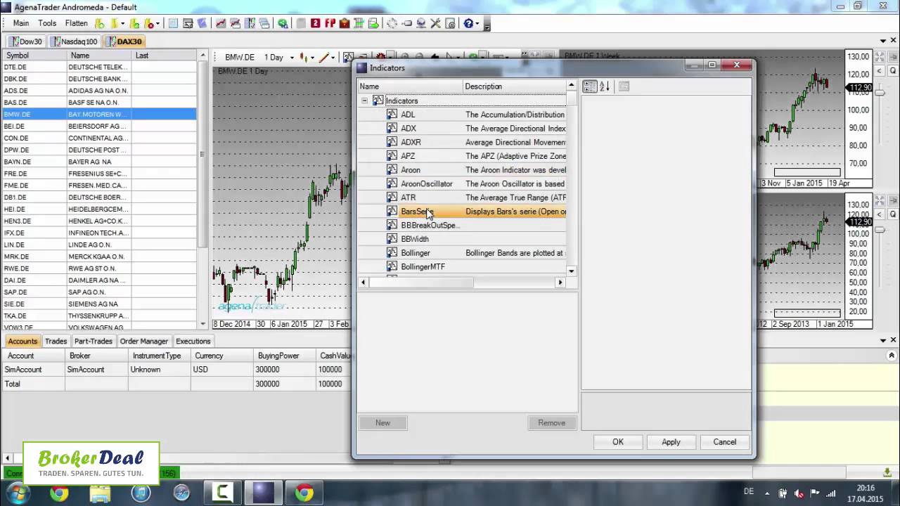 CapTrader AgenaTrader - Grundlagen zum Handelstool