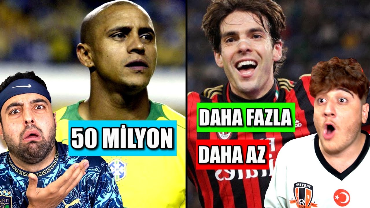 HANGİ EFSANE FUTBOLCU DAHA PAHALI ? BULMACA OYUNU EMJAN VS ÜMİDİ !