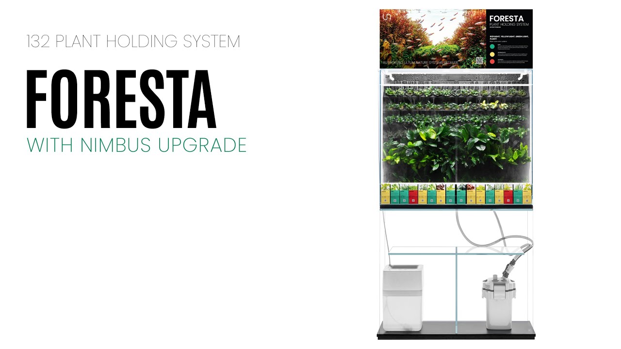 UNS Foresta Plant Holding System 132 with UNS Nimbus - Upgraded Commercial Aquatic Plant Display
