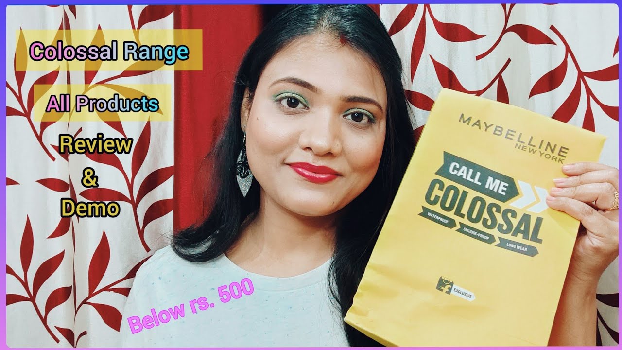 Maybelline Colossal Kit / Review & Demo / Ruma. Abhi