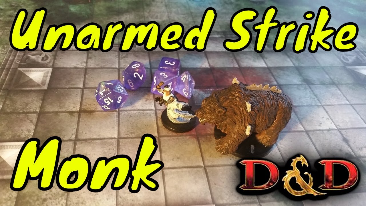 D&D (5e): Monk's Unarmed Strike