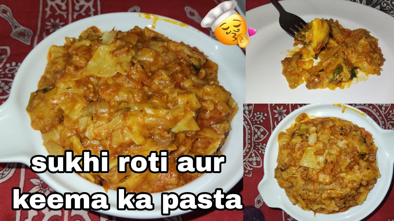 Nanna ka style ma roti aur keema ka pasta, tasty kiraak recipe must watch ⚠️