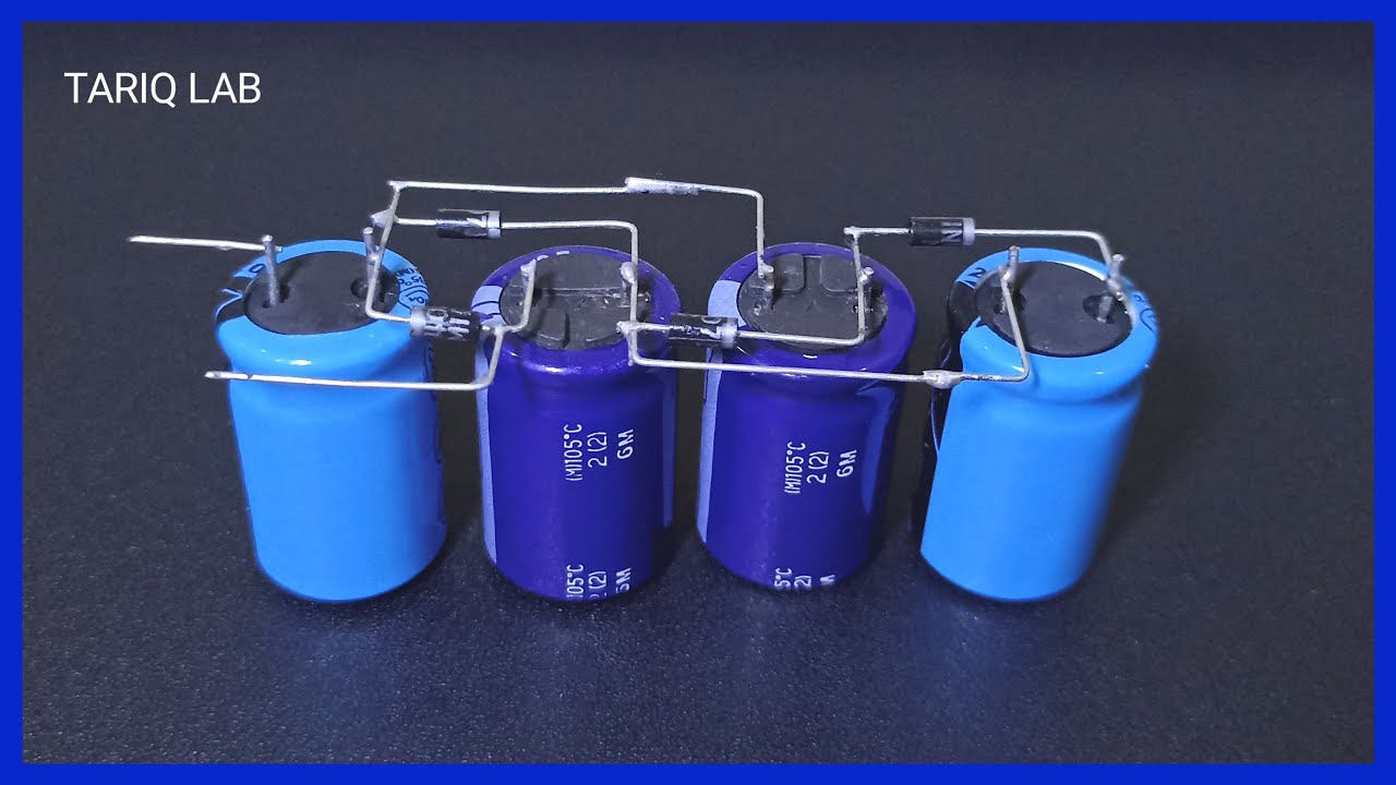 How To Make Voltage Quadrupler Circuit | Voltage Multiplier