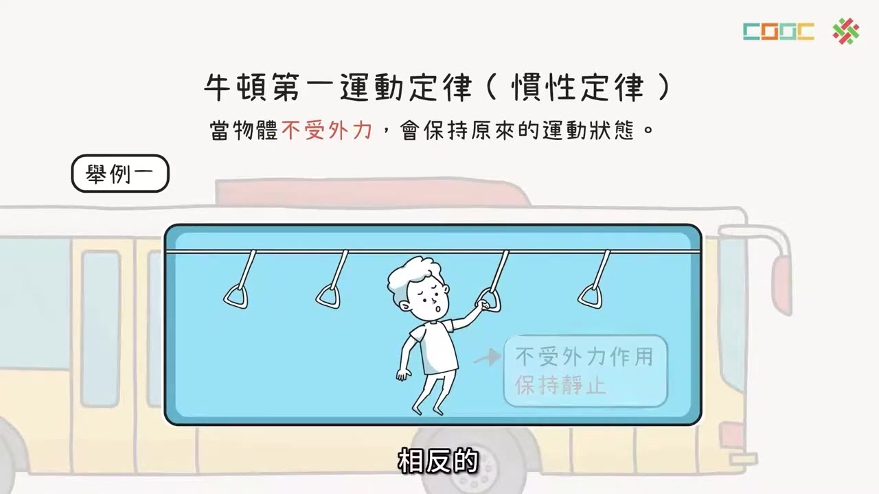 108新課綱｜高一物理｜【觀念】牛頓運動定律一：慣性