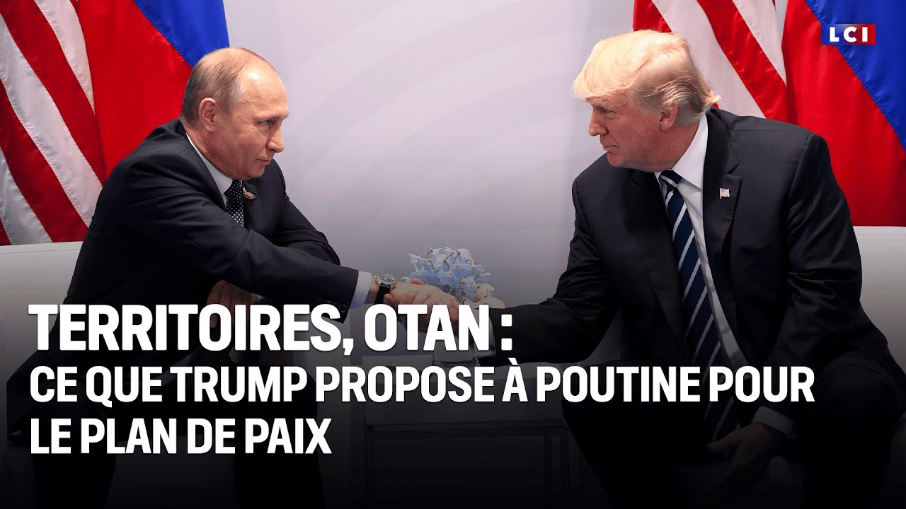 Territoires, OTAN : ce que Trump propose à Poutine pour le plan de paix｜LCI