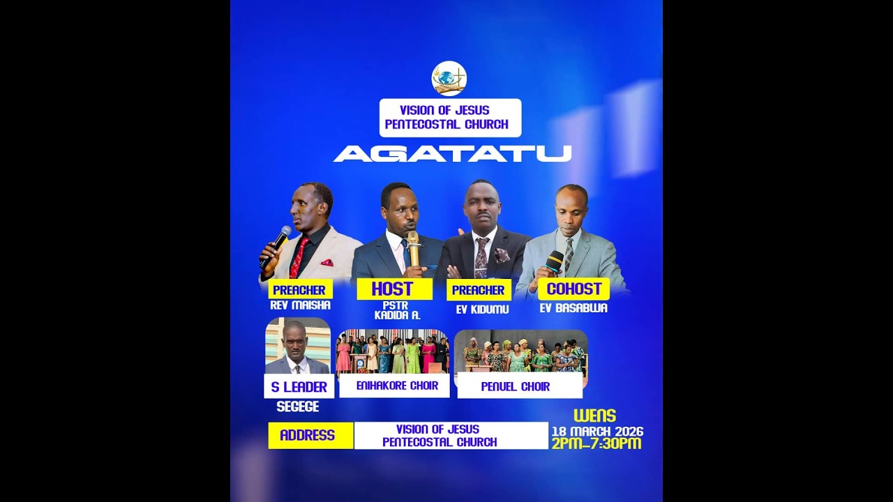 LIVE.AGATATU MURI VISION HAMWE NA PSTR .KADIDA ALEX,  REV.MAISHA , EV.KIDUMU 18 MARCH  2026