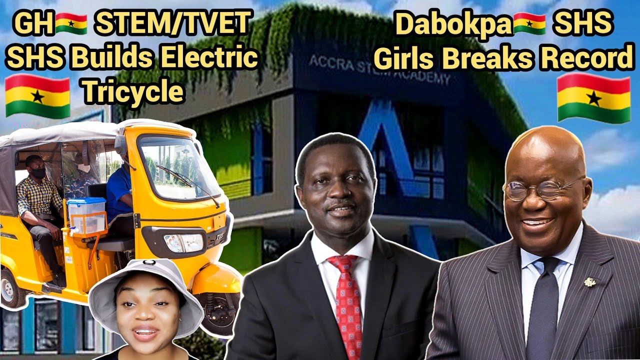 GH🇬🇭 DABOKPA STEM/TVET SHS Breaks Record Invents ELECTRIC TRICYCLE 1st in Africa #ghana