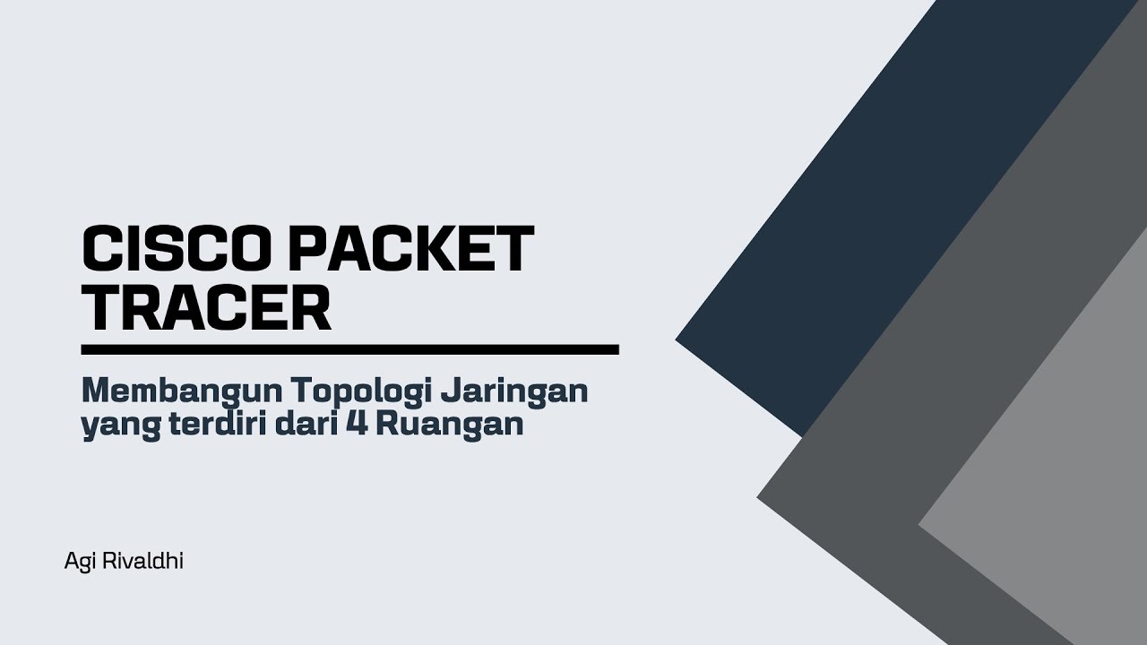 Membangun Topologi Jaringan 4 Ruangan - Cisco Packet Tracer