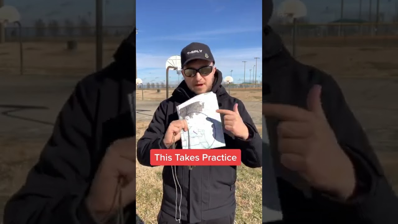 Using A Map Without A Compass In The Army. 