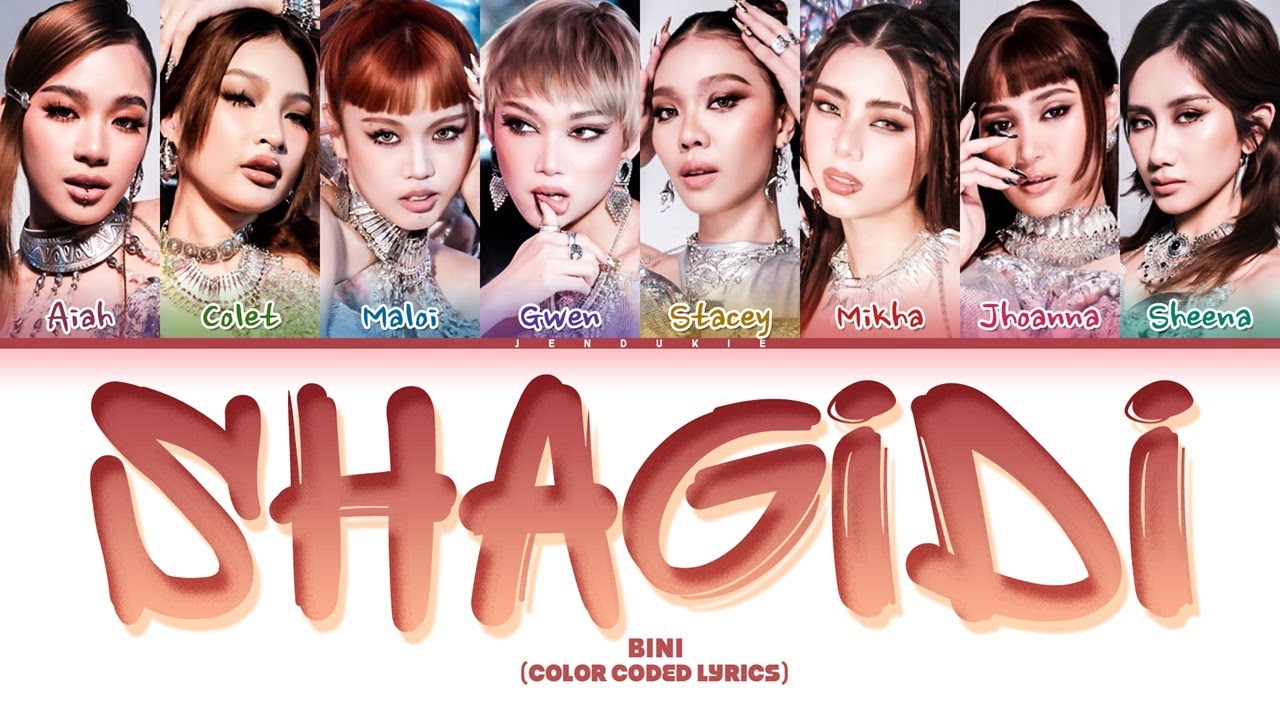 BINI 'Shagidi' Lyrics (Color Coded Lyrics)