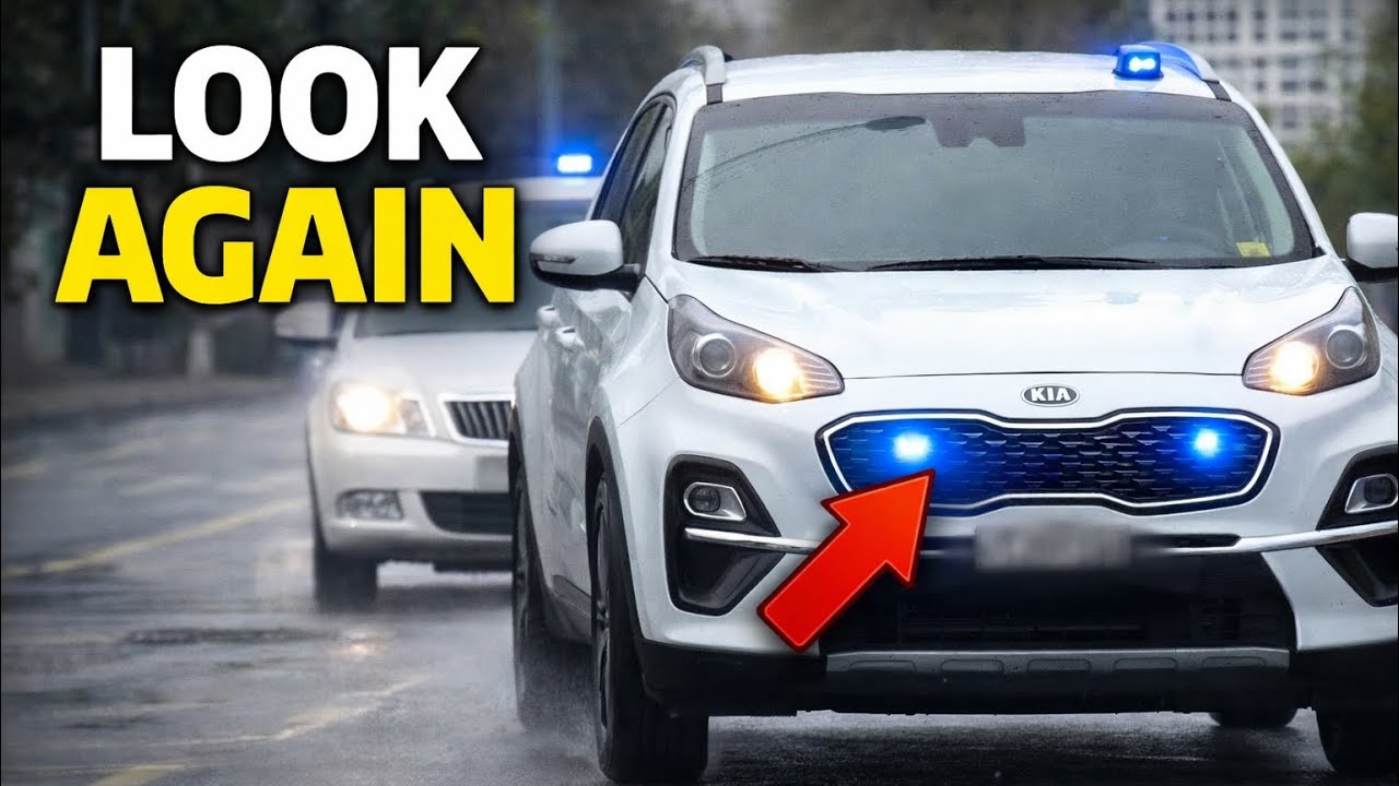 Unmarked Police cars responding in Geneva
