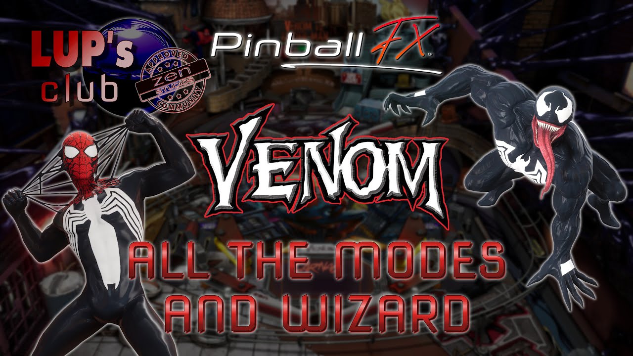 Pinball FX 🟡 Marvel Pinball: Venom ► All the Modes & Wizard
