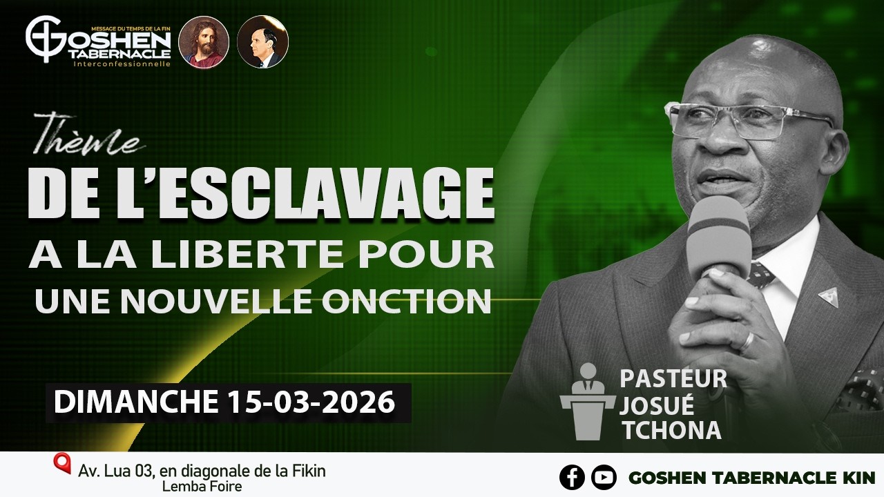 CULTE DU DIMANCHE 15-03-2026