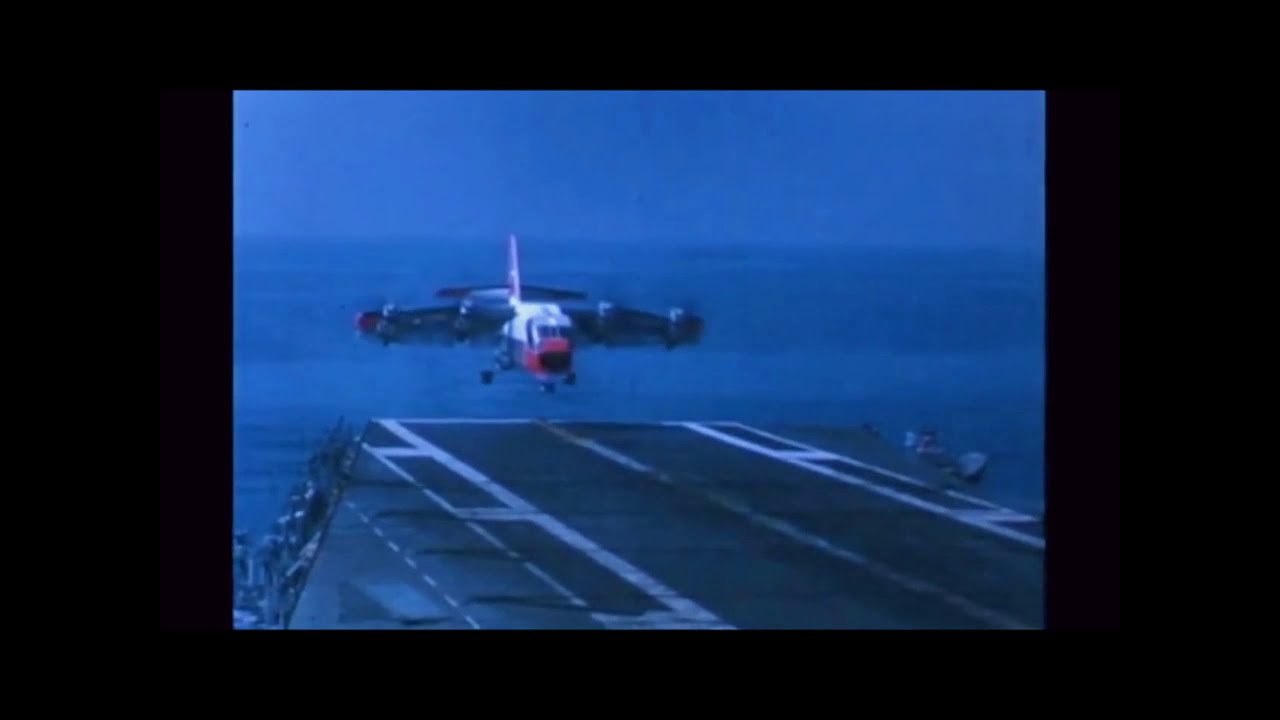 LTV XC-142A tests aboard US Navy ships (1966)