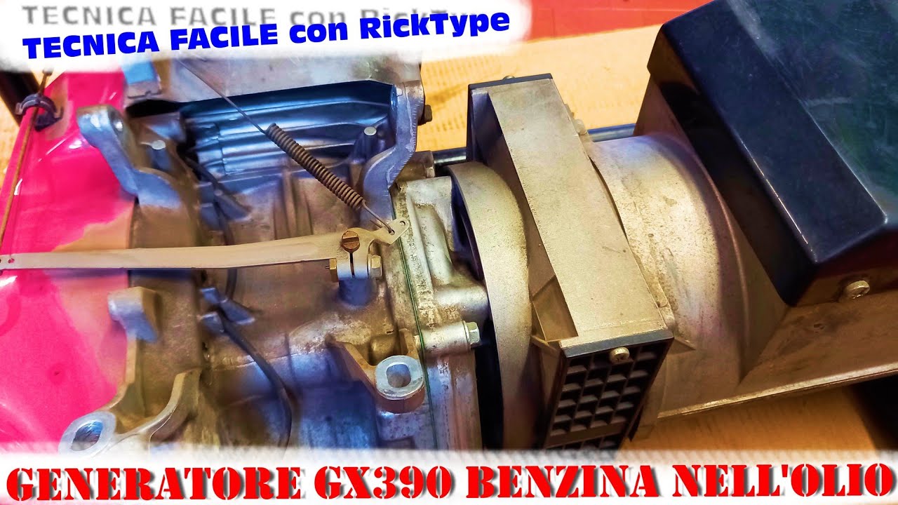 Generatore Honda con benzina nell'olio, prima parte