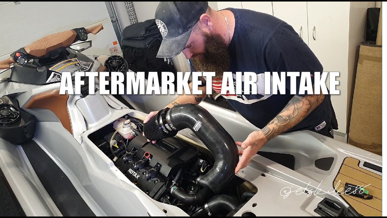 Aftermarket air intake install on SEADOO