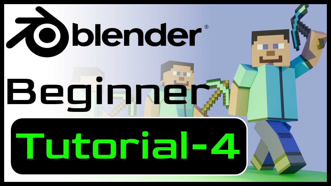 Blender Beginner Tutorial 4 Minecraft Character