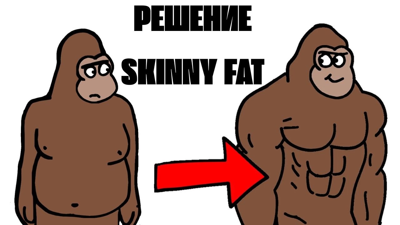 Как перестать быть skinny fat за 10 минут — объясняет Симио