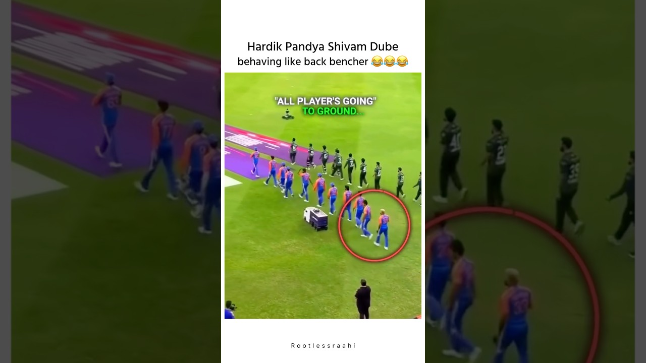 Hardik Pandya Shivam Dube being Back Bencher #short #viral #cricketbuzz #asiacup2025 #indvspak
