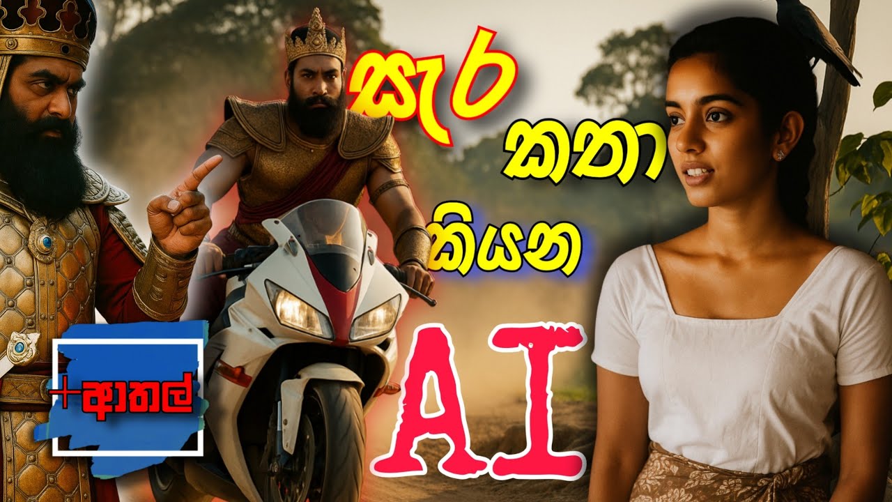 අලුත්ම අලුත් AI ආතල් සැර වදන් 😂💔 | Funny AI Short Stories