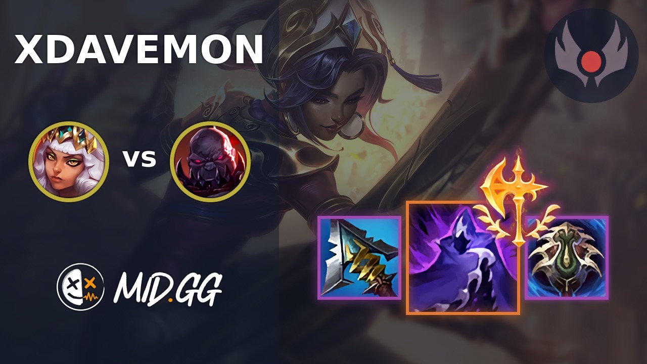 MID.GG: [ xDavemon ] Кияна MID против Сиона | NA GRANDMASTER | LOL Сезон 2026