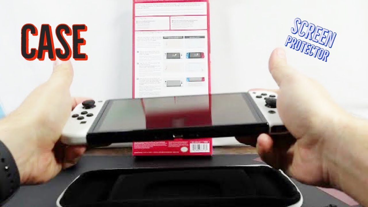 Nintendo Switch OLED Case 2021 | Is it worth it? | Unboxing,  Installing Screen Protector, and more