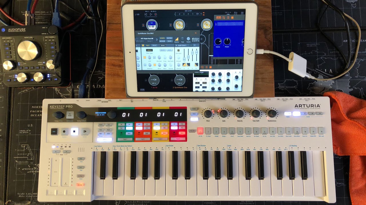 How To Set Up The Arturia KeyStep Pro With Your iPad - Live Tutorial & Demo