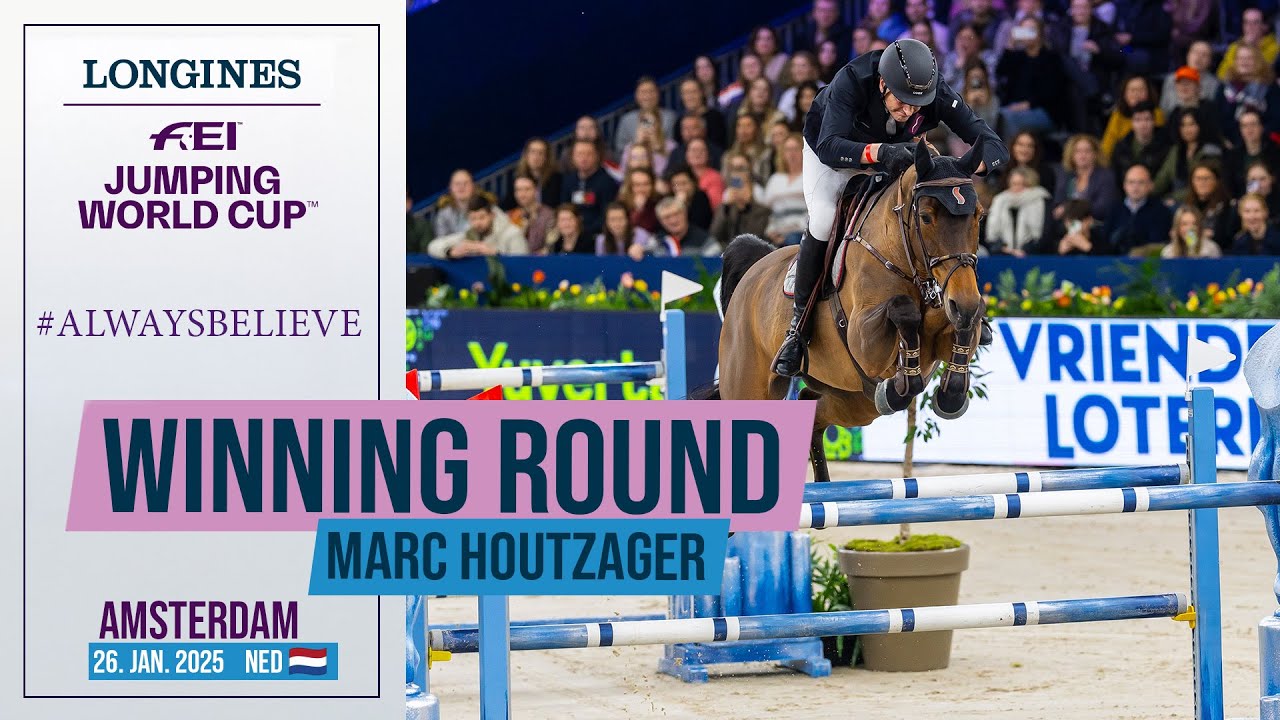 Marc Houtzager´s triumphant return to glory!🏆 | Longines FEI Jumping World Cup™ Amsterdam