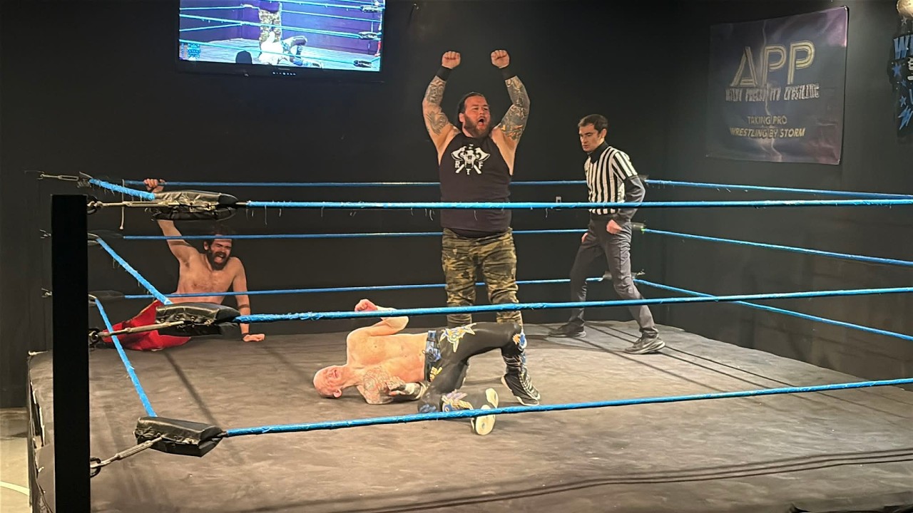 Controlled Kaos Vs Michael Mistretta & Kaide Lothbrok FULL MATCH - Action Packed Pro