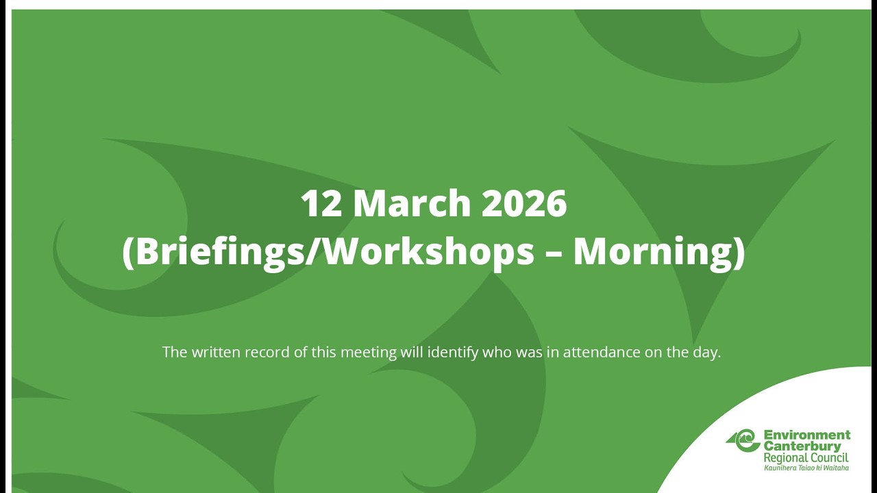 12 March 2026 (Briefings/Workshops - Morning)