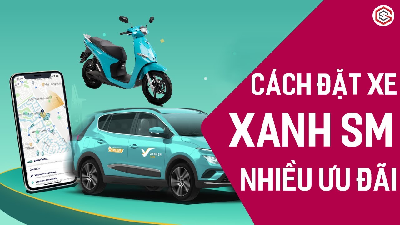 Hướng Dẫn Đặt Xe Điện Xanh SM Dễ Dàng Trên Điện Thoại | Book Xe Điện Vinfast Xanh SM