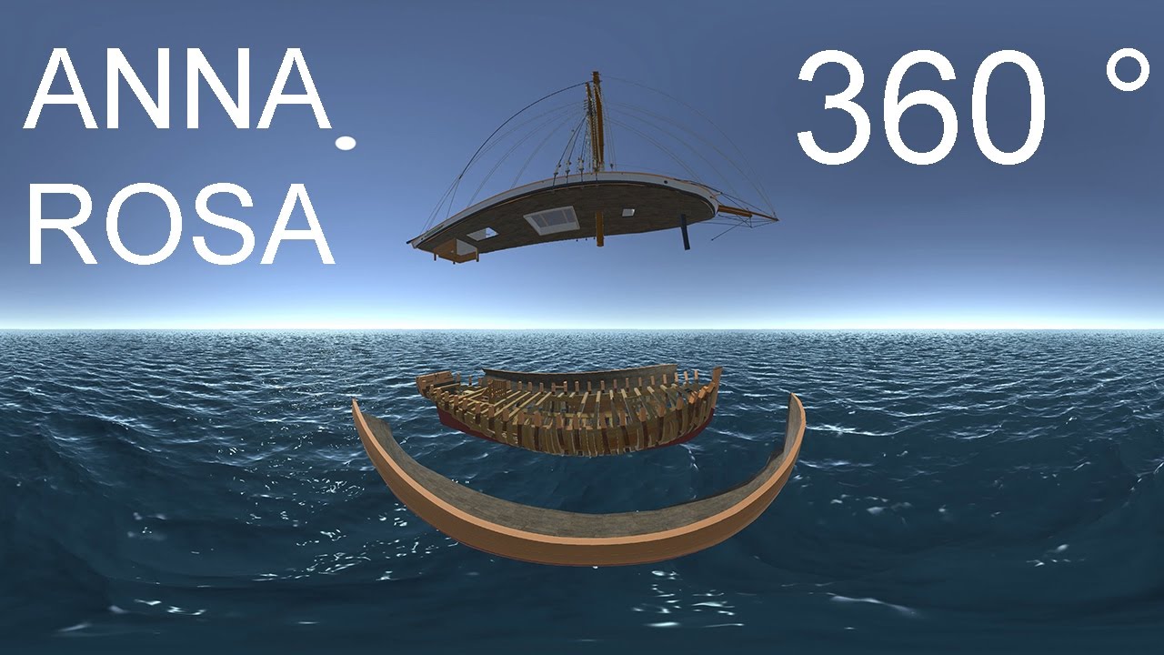 Visite virtuelle à 360° du bateau Anna Rosa du Port-musée de Douarnenez