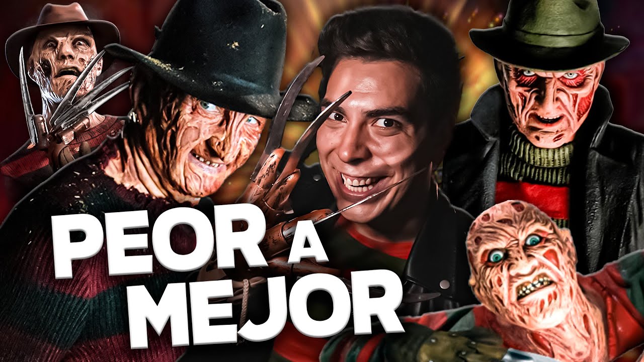TOP 9 PelÍculas de FREDDY KRUEGER de PEOR a MEJOR