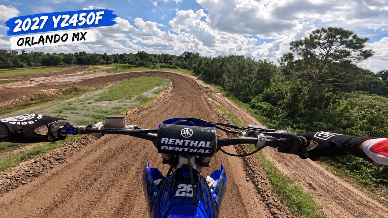 2027 Yamaha YZ450F POV | Orlando MX Track Day
