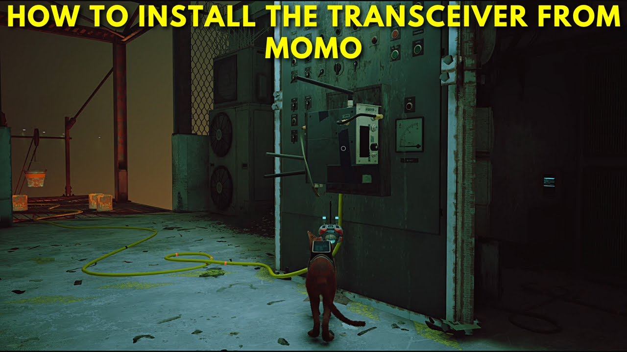 STRAY - How to Install the Transceiver from Momo | Full Walkthrough (Stray Guide)