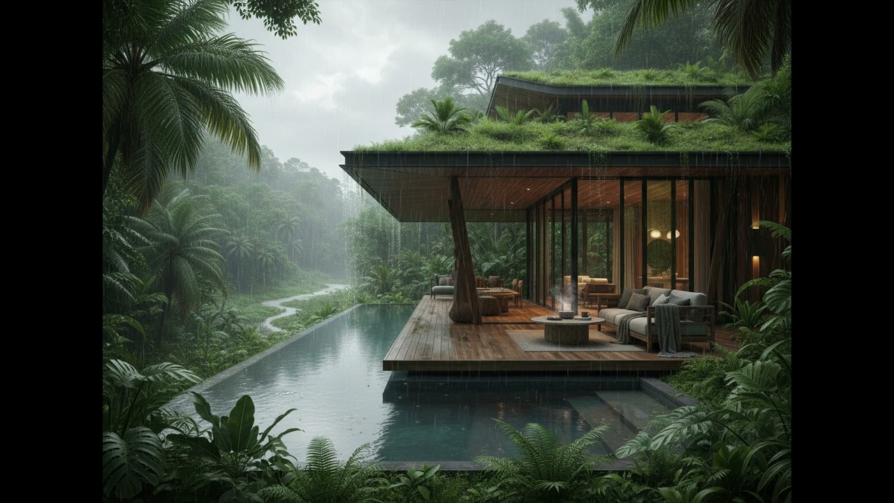Calming Study music with rain sounds! #sleepsounds #burningfireplace #relax #sleepsounds #relax 