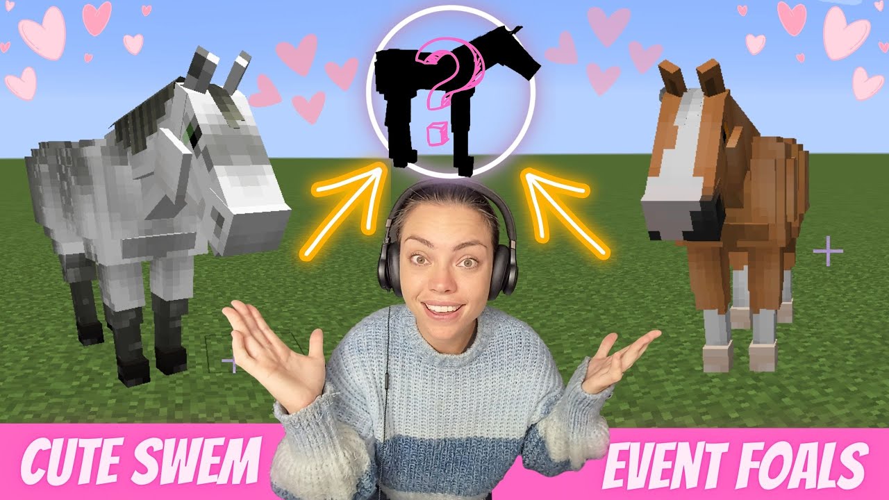 SWEM eventing foals! Breeding my favourite event horses/White Oak Stables/ Equestrian Minecraft Mod