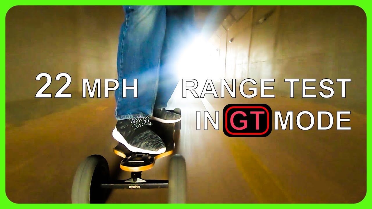EVOLVE BAMBOO GTX Range Test in GT MODE