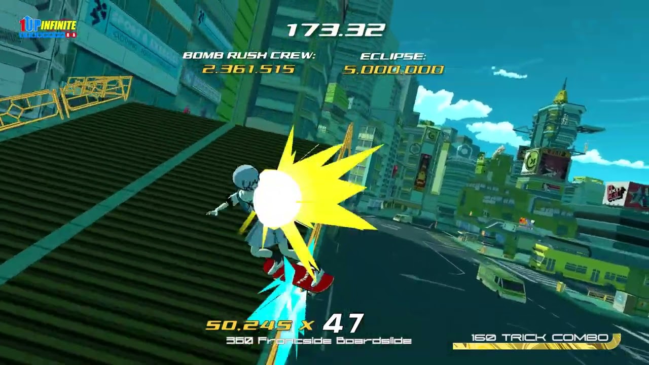Bomb Rush Cyberfunk - Unlocking Eclipse w/ Rei Ayanami