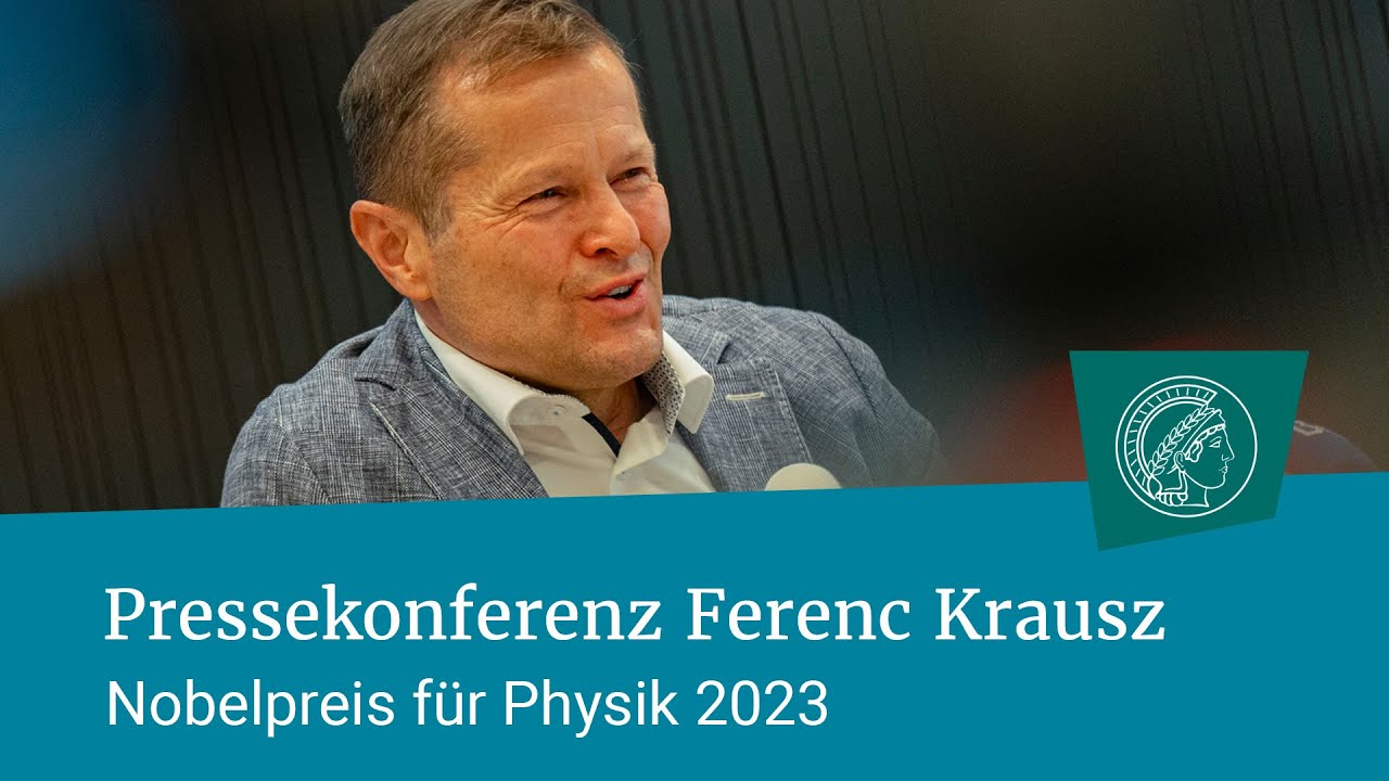Ferenc Krausz, Nobelpreis für Physik 2023 | Aufzeichnung der Pressekonferenz vom 03.10.23