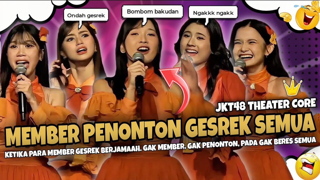 JKT48 - JKT48 THEATER CORE || Moment Kocak Ketika Member Absurd Malah Ngumpul Di MC Ini 🤣‼️