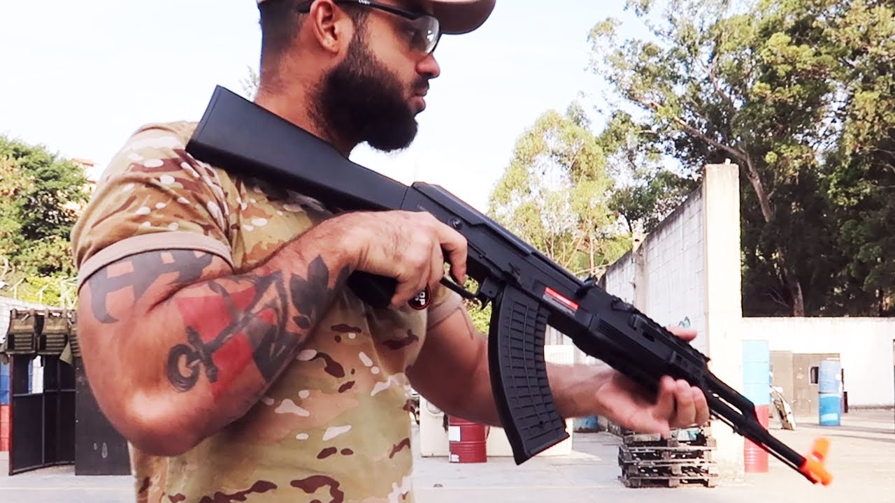 AK TATICA CM520 CYMA | O PORTE DO HOMEM kkkk | AIRSOFT