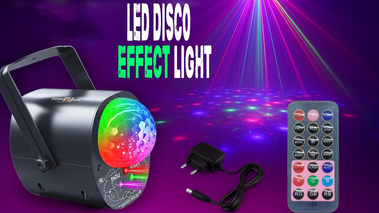 Pick Ur Needs Disco Ball Party Lights DJ Laser Light with Remote – Sound Activated
