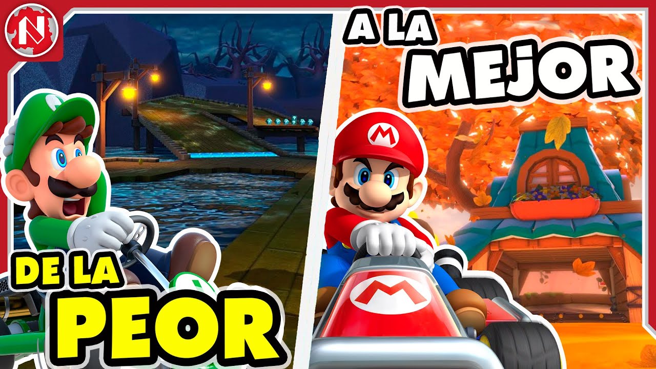 De LA PEOR a LA MEJOR: Pistas DLC de Mario Kart 8 Deluxe (Ola #3)