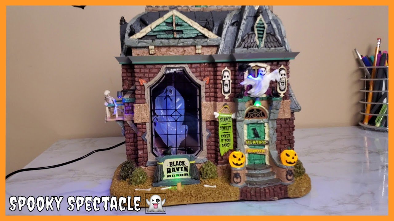 Lemax Spooky Town Collection| Black Raven Manor