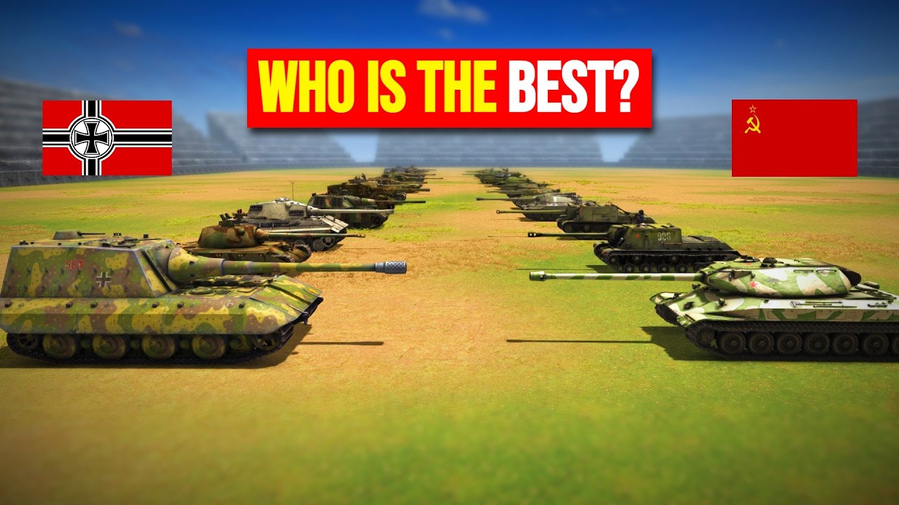 Germany vs USSR: The Ultimate Tank Showdown (3 Phases)