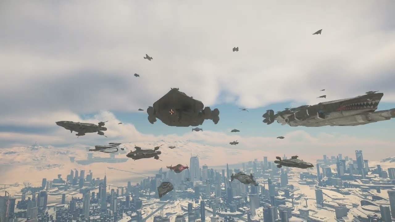 Star Citizen | Microtech fleet parade